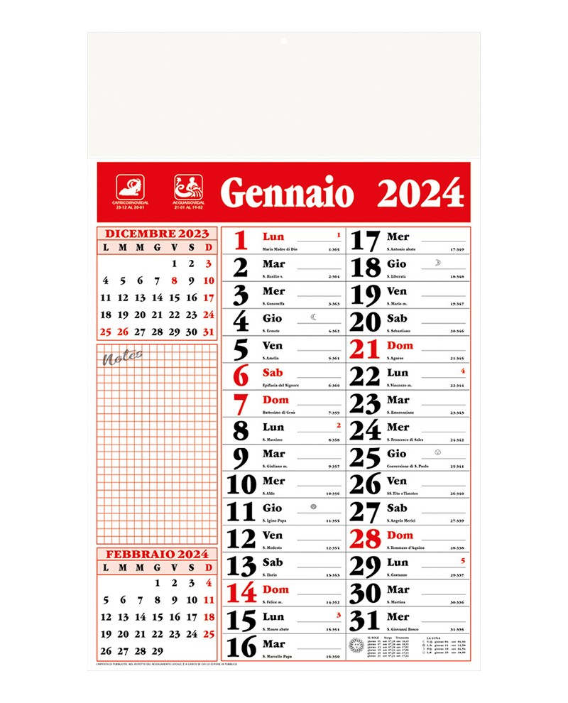 Calendari Olandesi Notes Santa Teresa di Riva - Messina