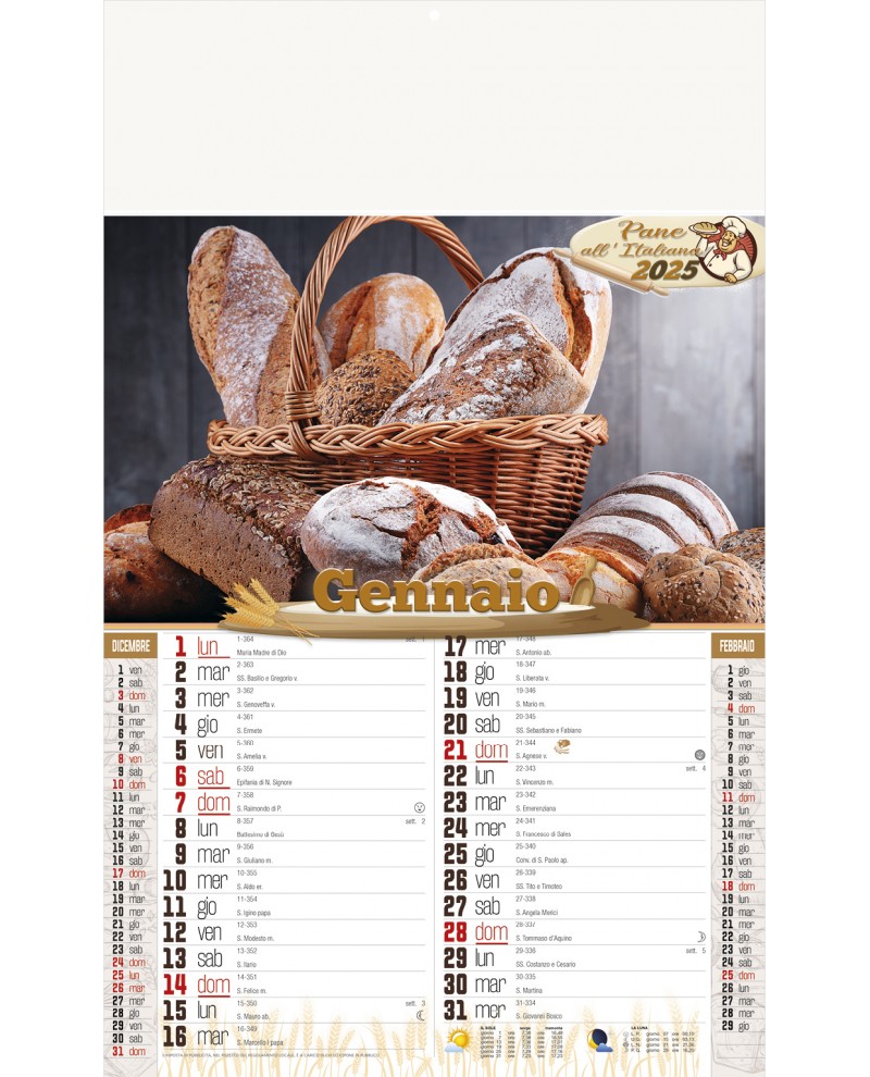 Calendari Pane Santa Teresa di Riva - Messina