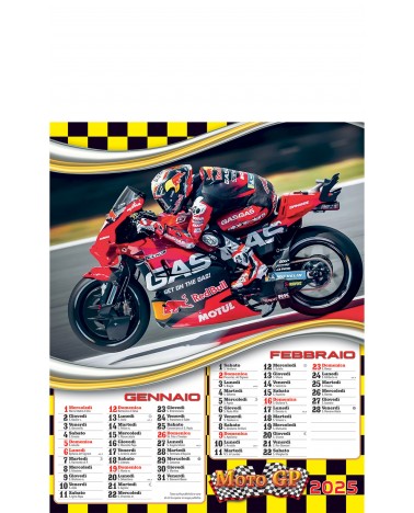 Calendari Illustrati 6 Fogli Moto GP Santa Teresa di Riva - Messina